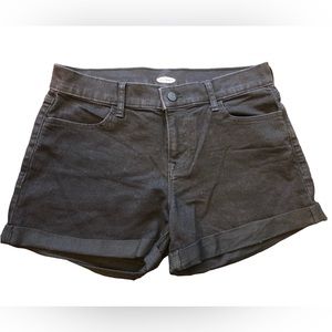 Old Navy Black Jean Shorts Size 6